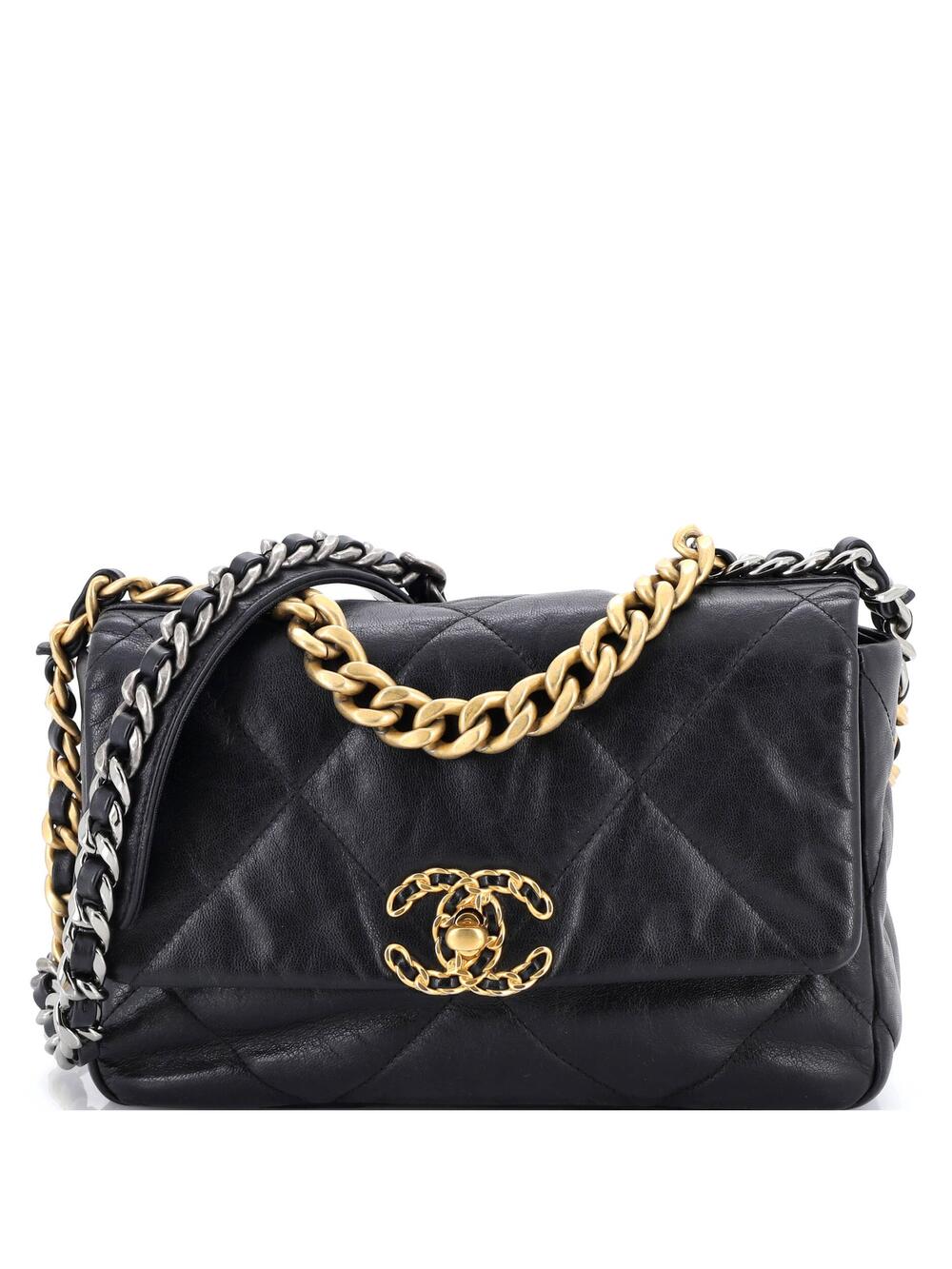 Chanel 19 Flap Bag Quilted Leather #301844C47B